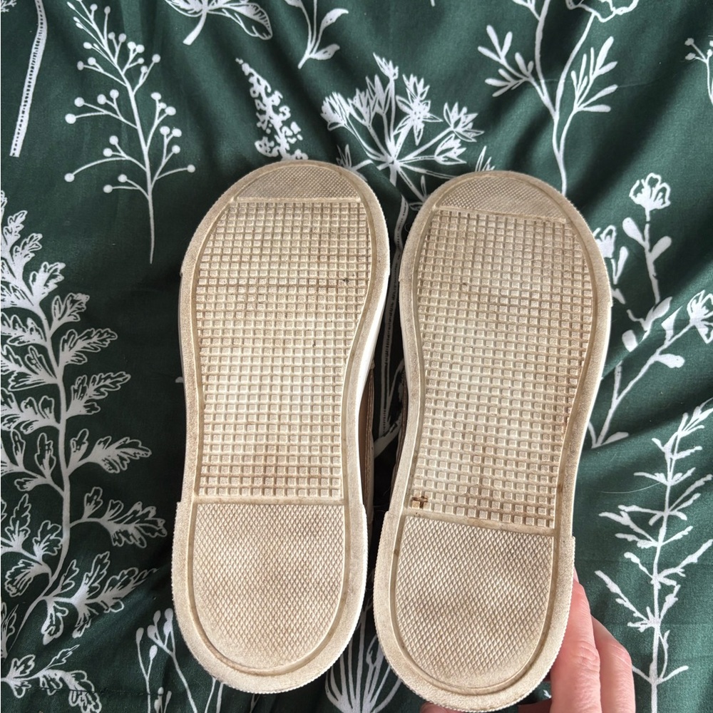 🩵 2 for $30 🩵 Le Tigre Sportif Cream and Rose Gold Casual Sneakers - Picture 5 of 5